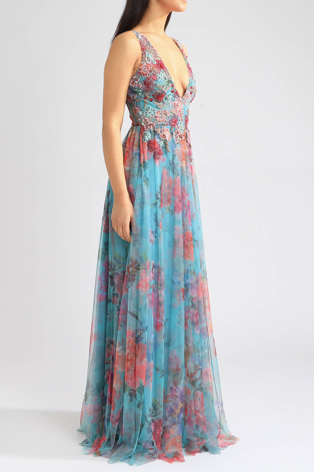 VESTIDO PATRICIA BONALDI VERAO 2021 AZUL