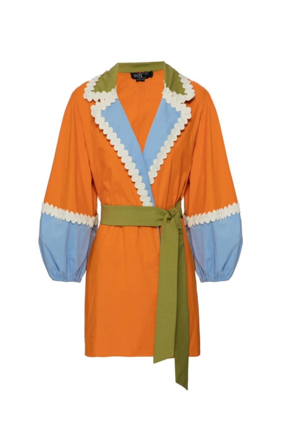 Kimono tricoline hustle coral