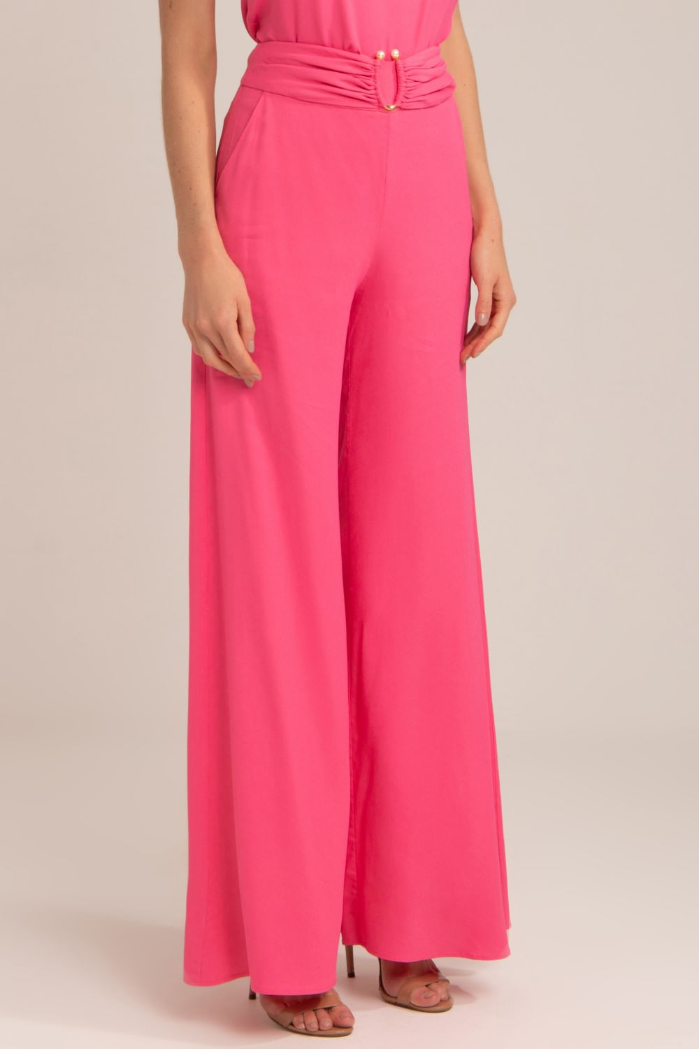 Calça ferragem disco rosa
