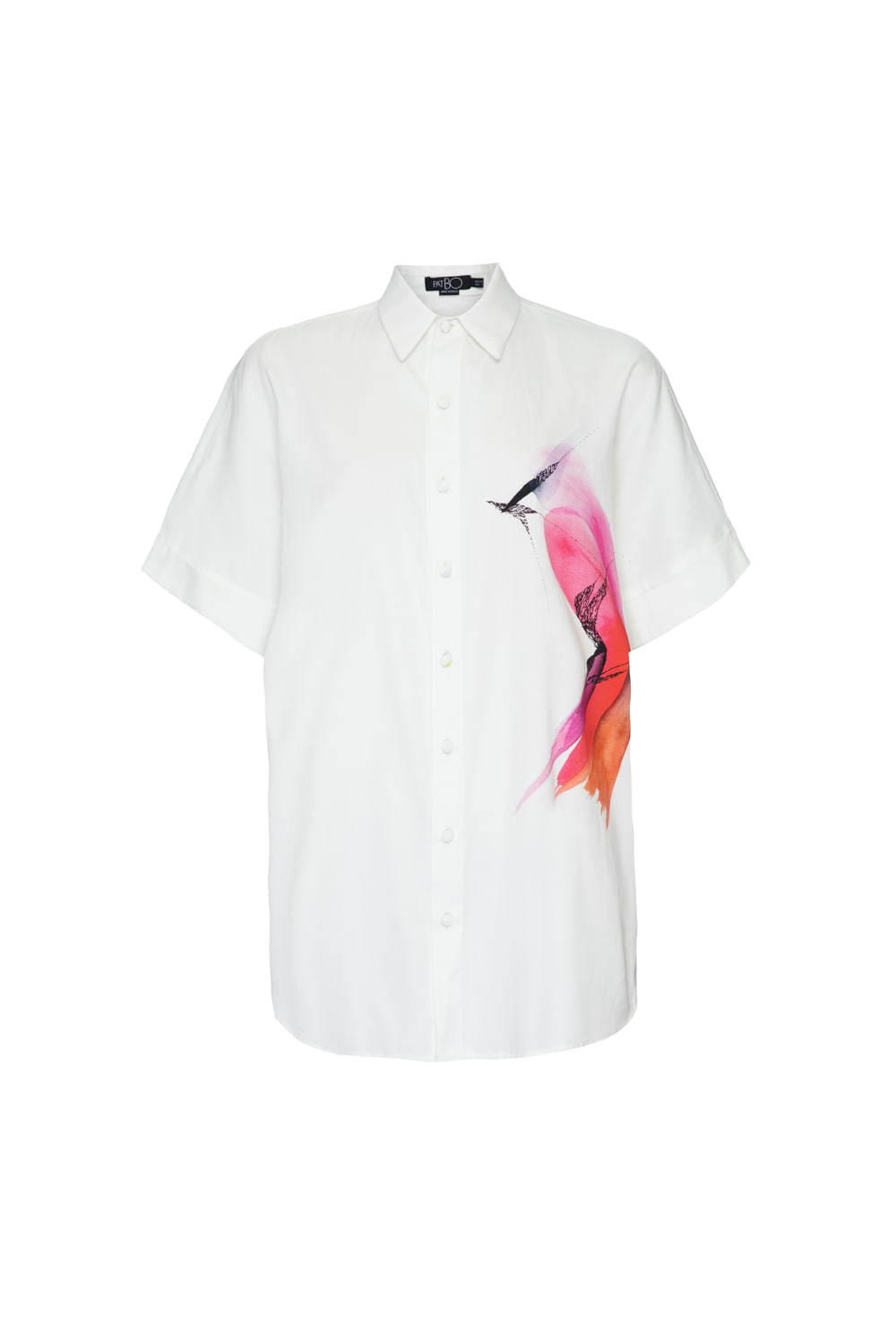 Camisa pÃ¡ssaro branco