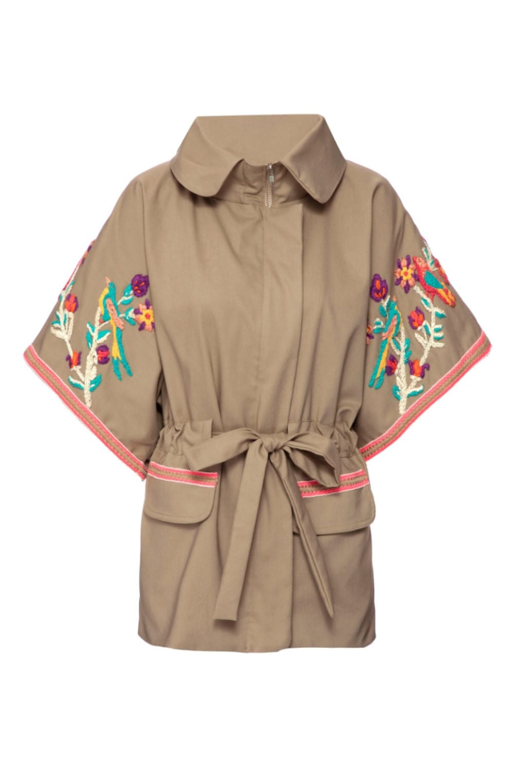 CASACO AMPLO ELETRIC BEGE