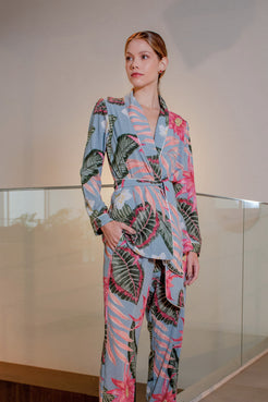 PIJAMA KIMONO CALATHEIA AZUL