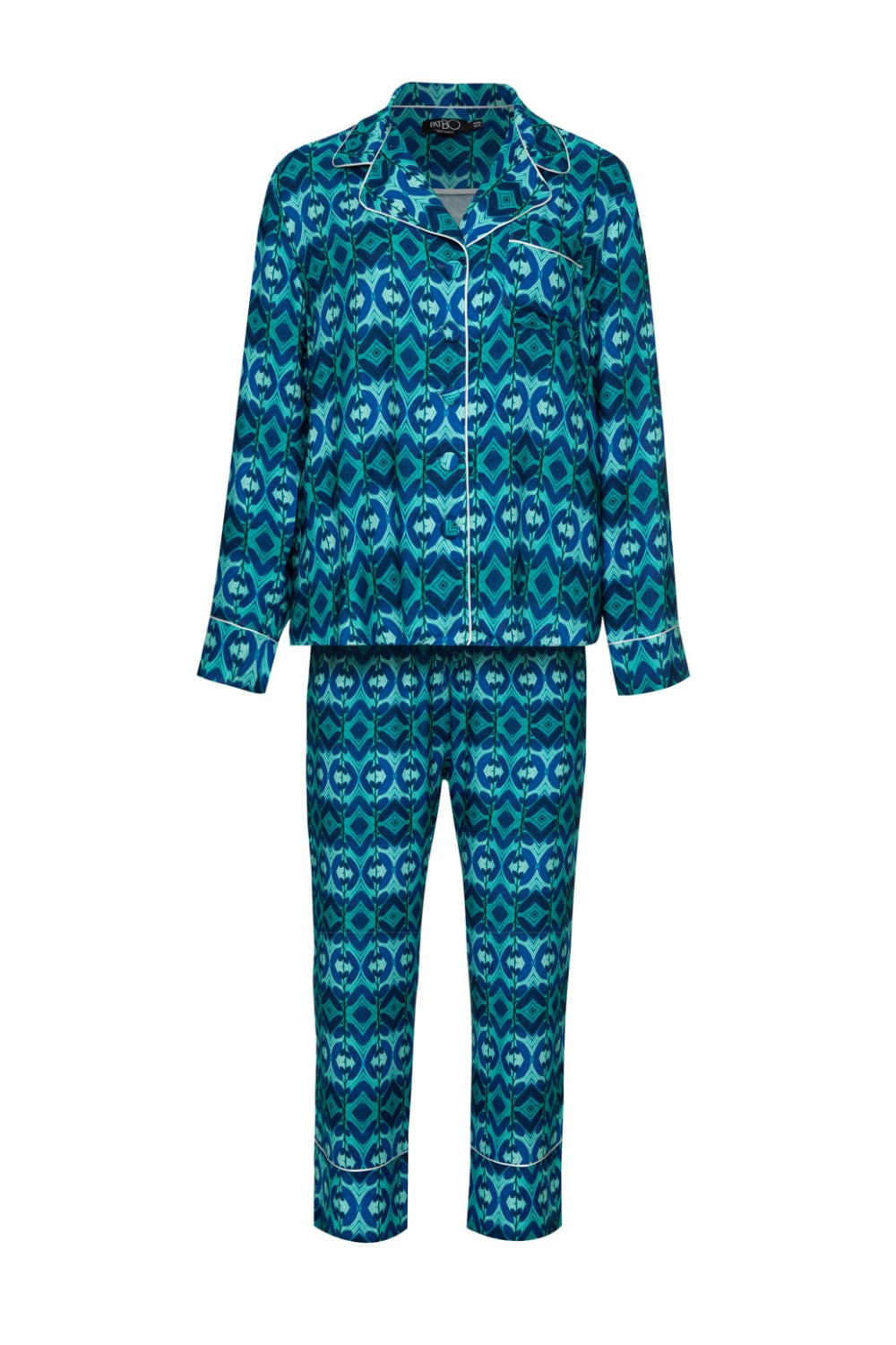 PIJAMA LONGO MARANTA AZUL