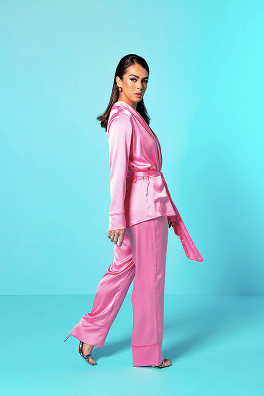 PIJAMA LONGO KIMONO MARI SAAD ROSA