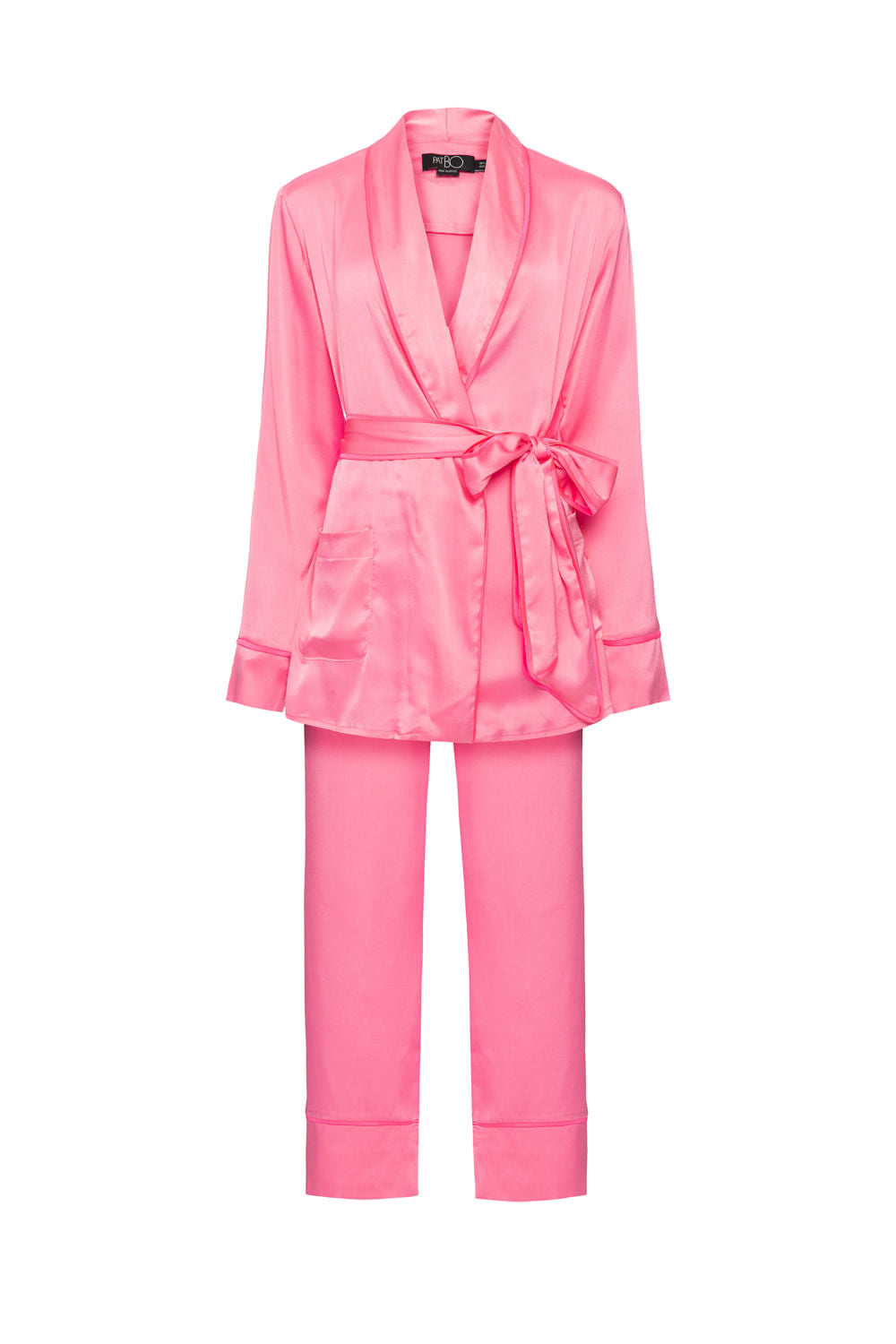 PIJAMA LONGO KIMONO MARI SAAD ROSA