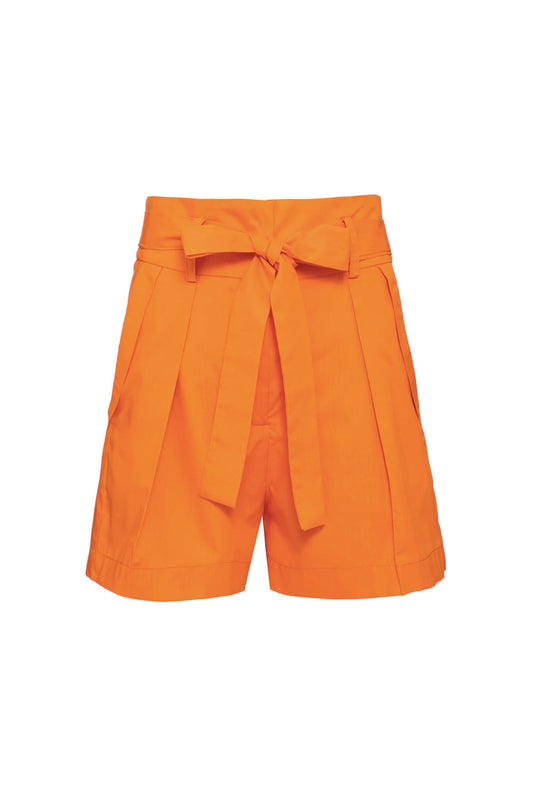 SHORT CLOCHARD TRICOLINE RETRÔ LARANJA