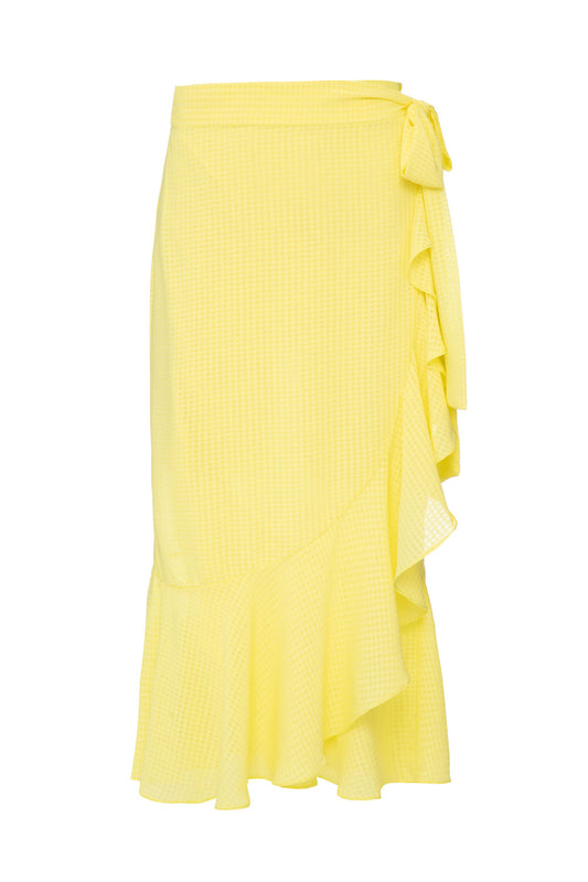 SAÍDA DE PRAIA MÍDI CANDY SLIM AMARELO