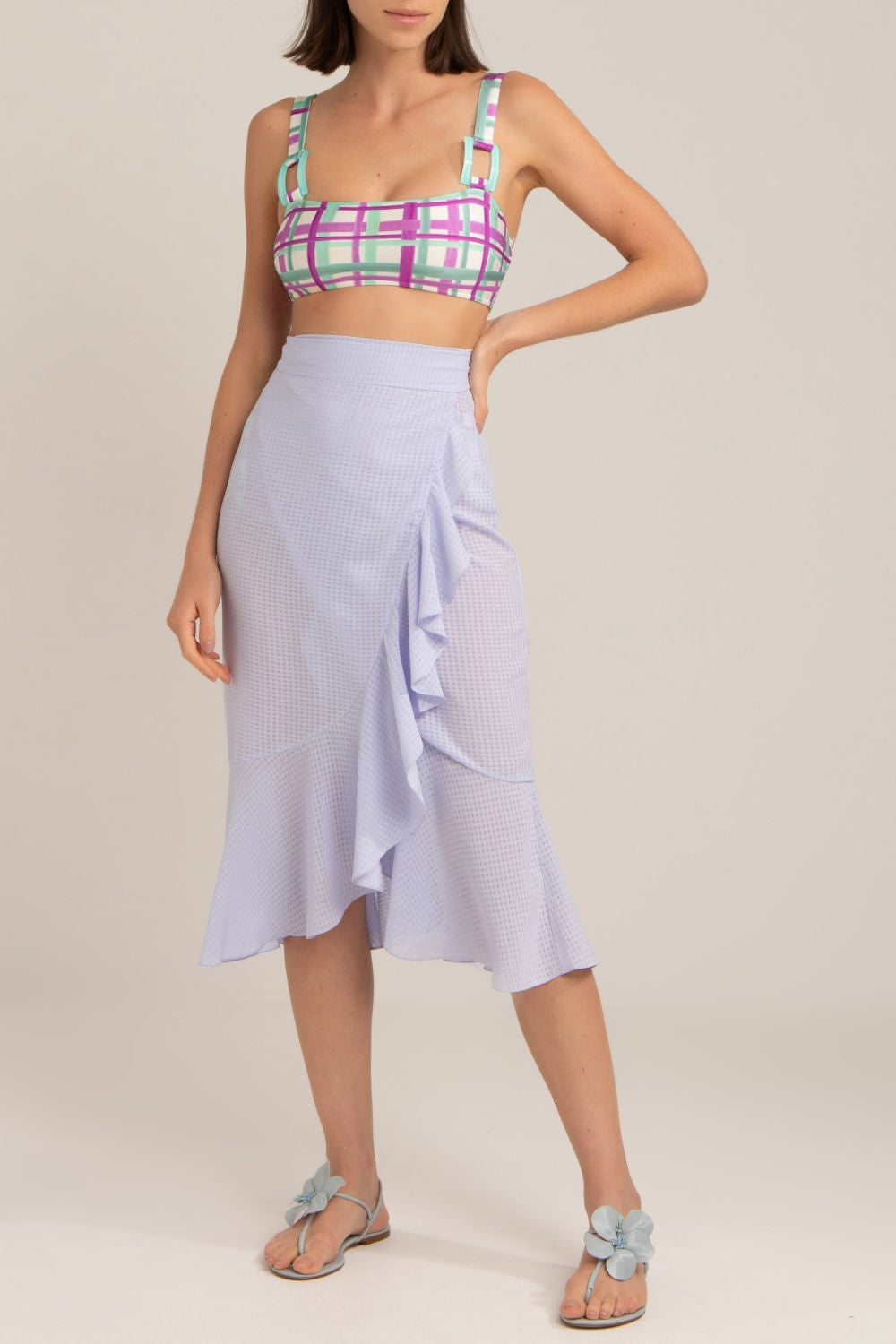 SAÍDA DE PRAIA MÍDI CANDY SLIM LILAS