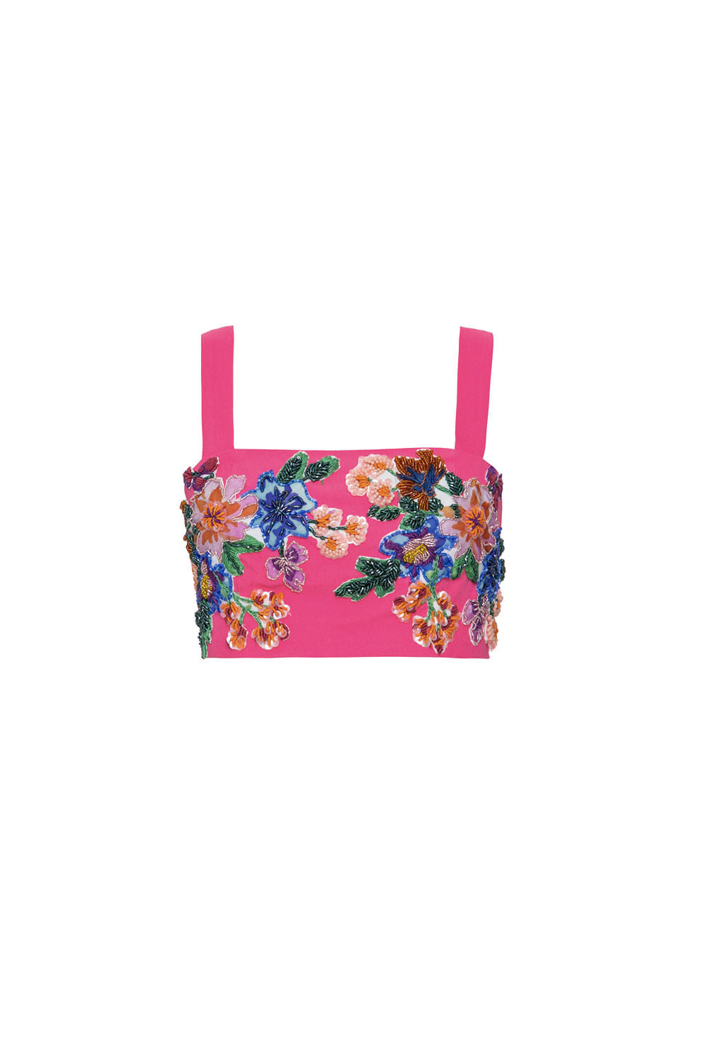 Top bordado disco pink
