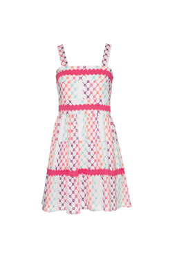 VESTIDO CURTO ENTREMEIO LAISE MULTICOR