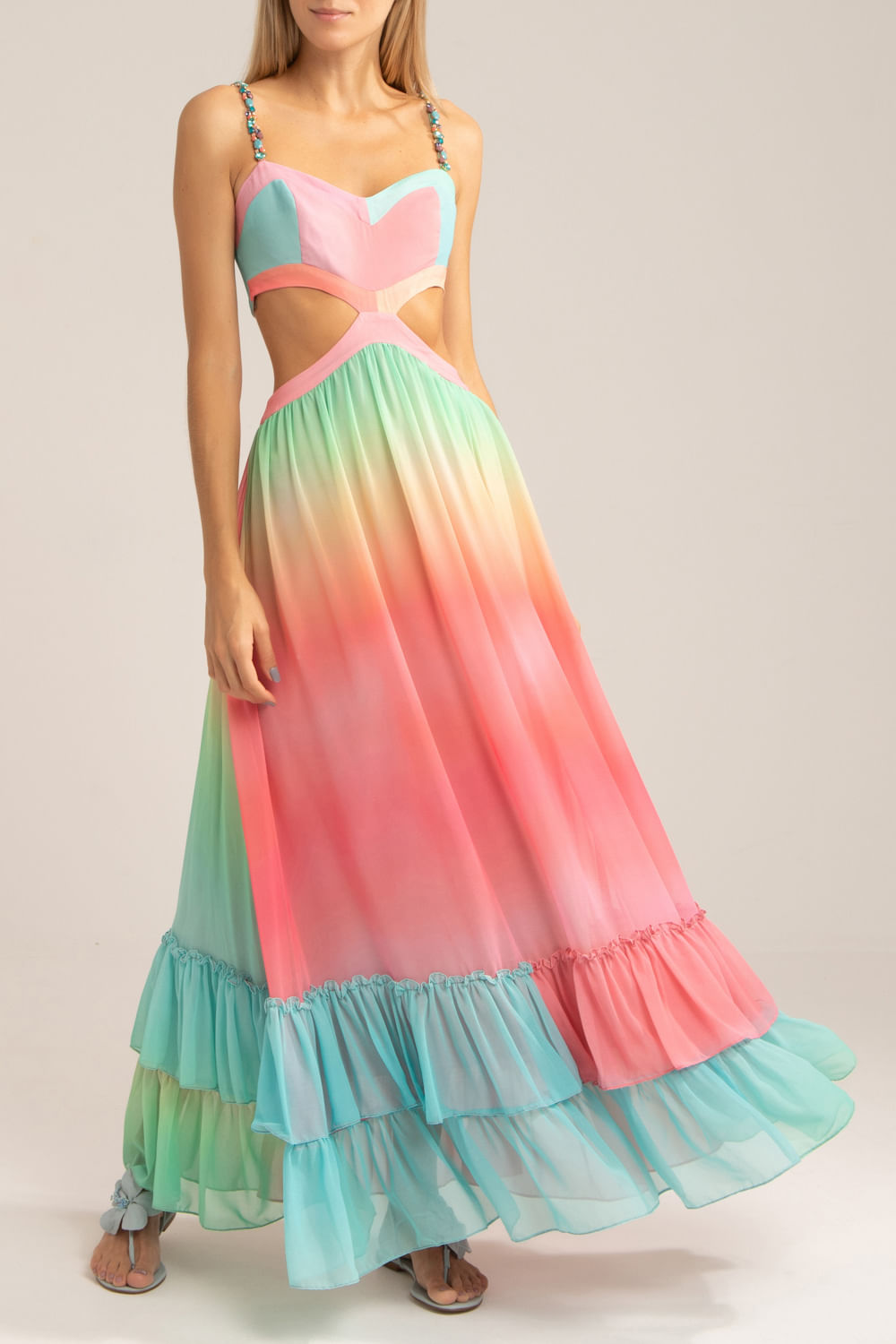 VESTIDO PATBO VERÃO 22 CORAL