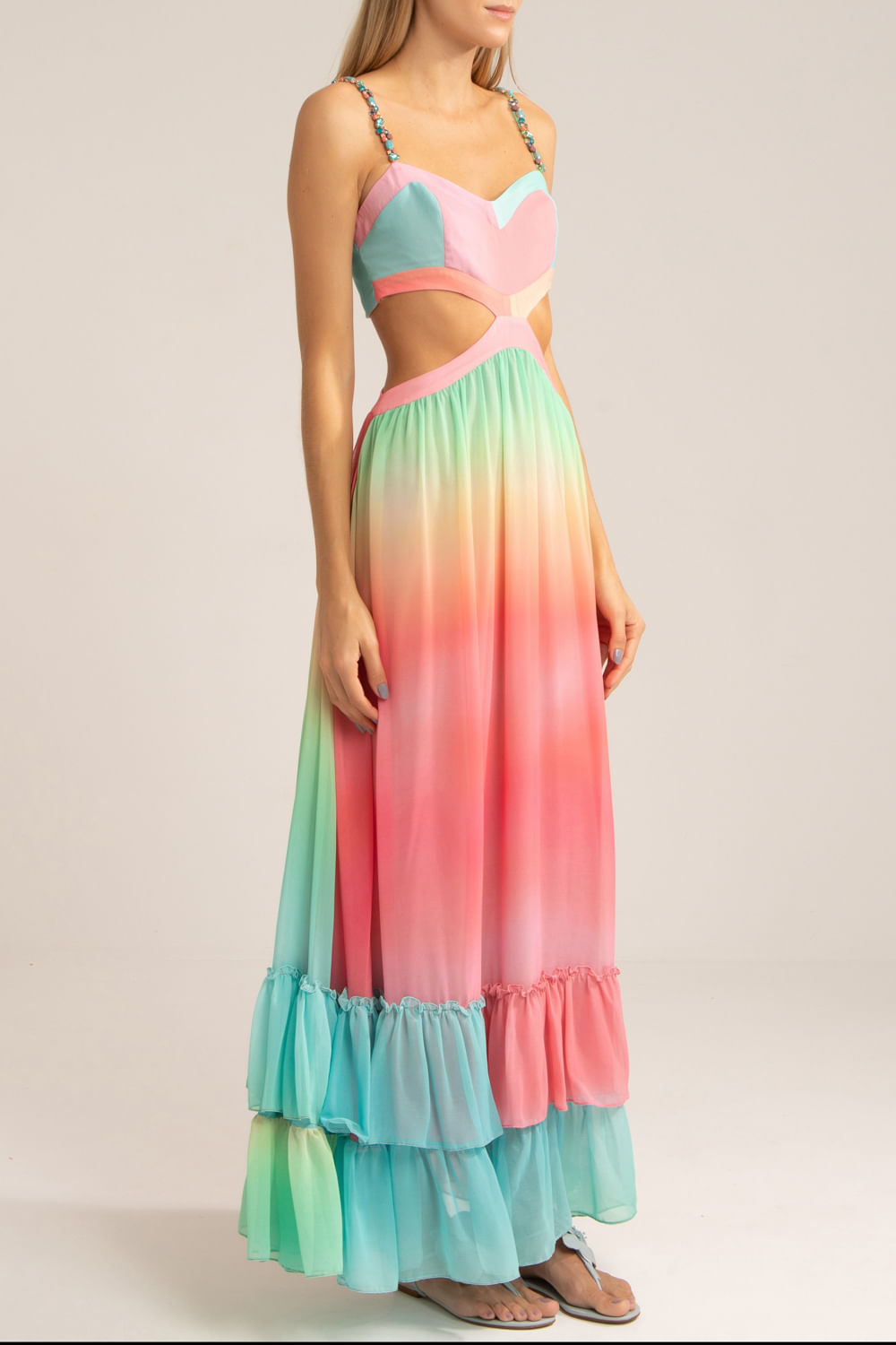 VESTIDO PATBO VERÃO 22 CORAL