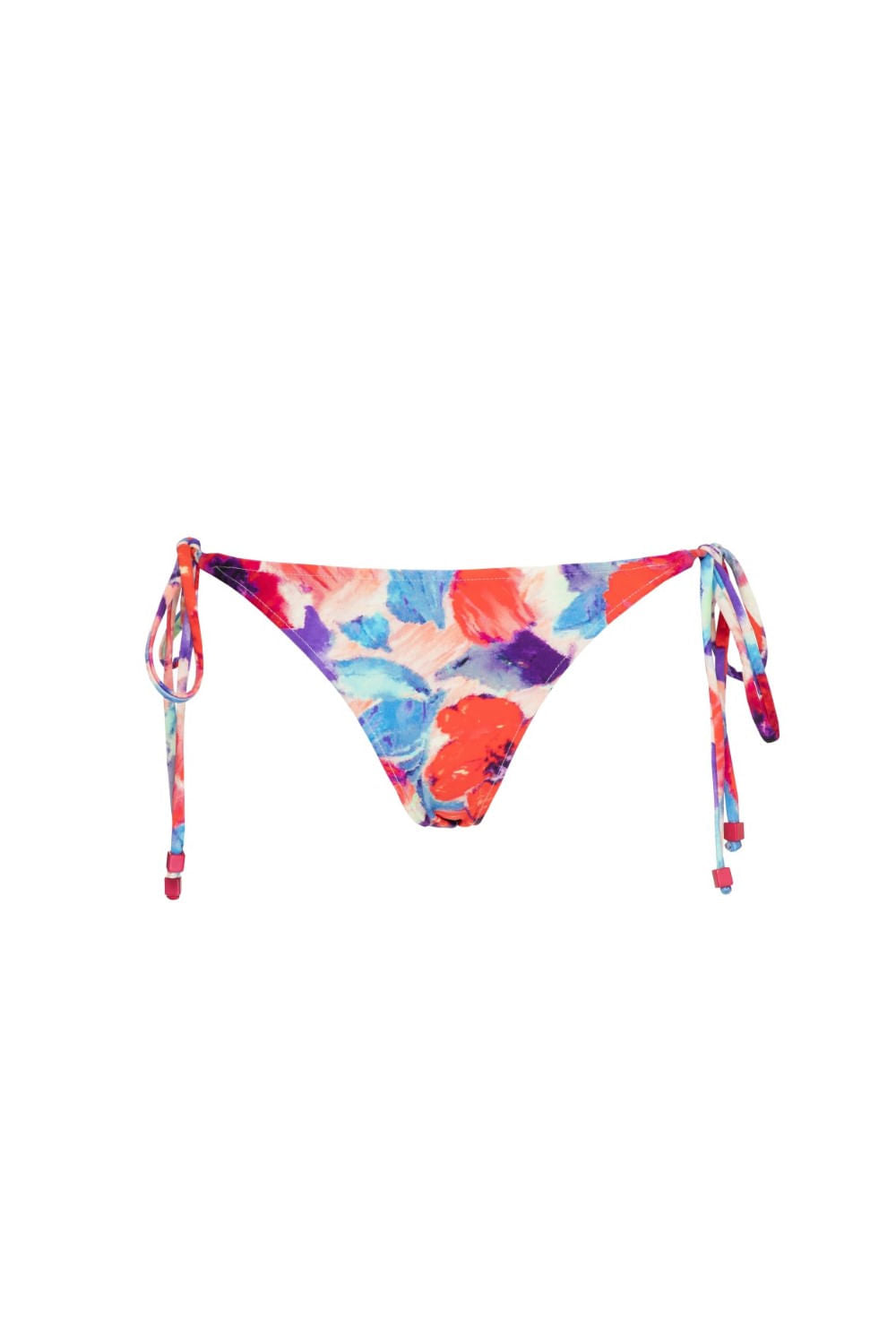 CALCINHA BIQUÍNI FLORAL VIOLET VERMELHO