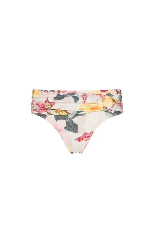 CALCINHA BIQUÍNI PALA HIBISCUS OFF WHITE