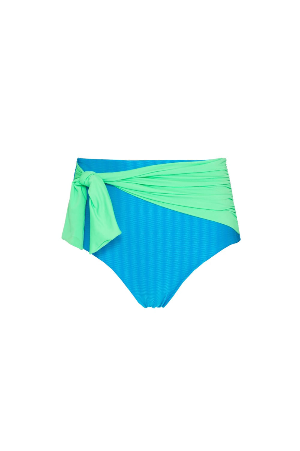 HOT PANTS BICOLOR ANTIBES  AZUL