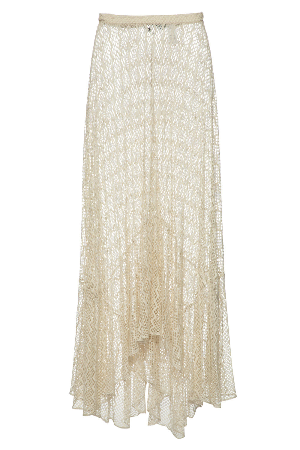 SAIA LONGA TELA HIBISCUS OFF WHITE