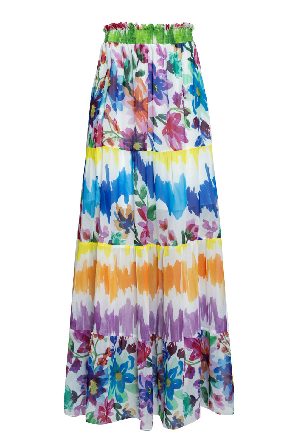 Saia longa flower bloom off white