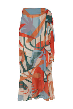 SAÍDA DE PRAIA MÍDI MODERNISTA LARANJA