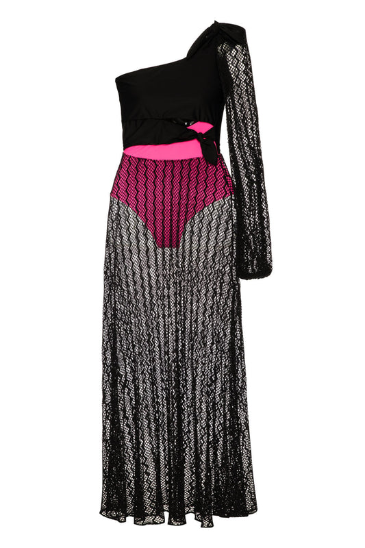 VESTIDO LONGO LYCRA
 MULTICOR