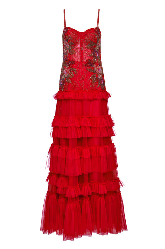 VESTIDO PB V22 VERMELHO