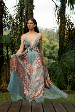 VESTIDO PB V22 AZUL
