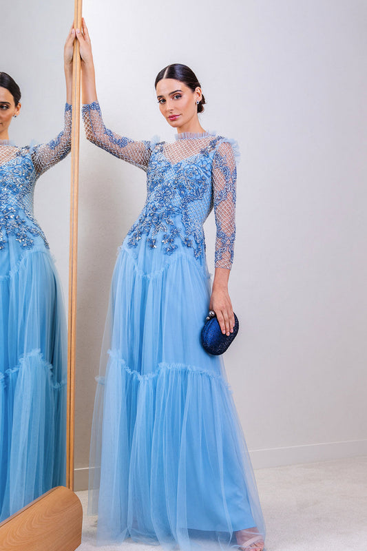 VESTIDO PB V22 AZUL