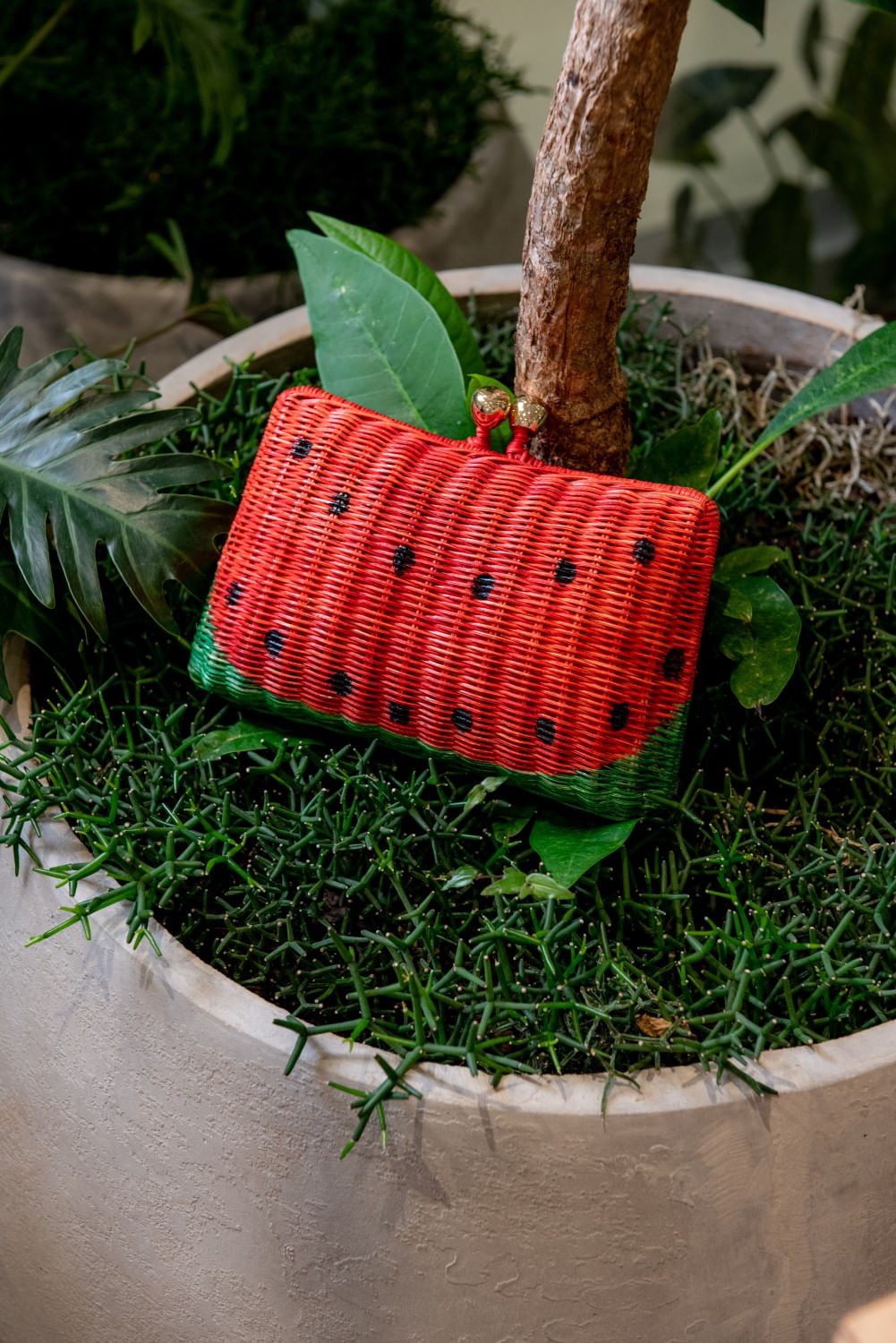 BOLSA CHARLOTTE WATERMELON WK VERMELHO