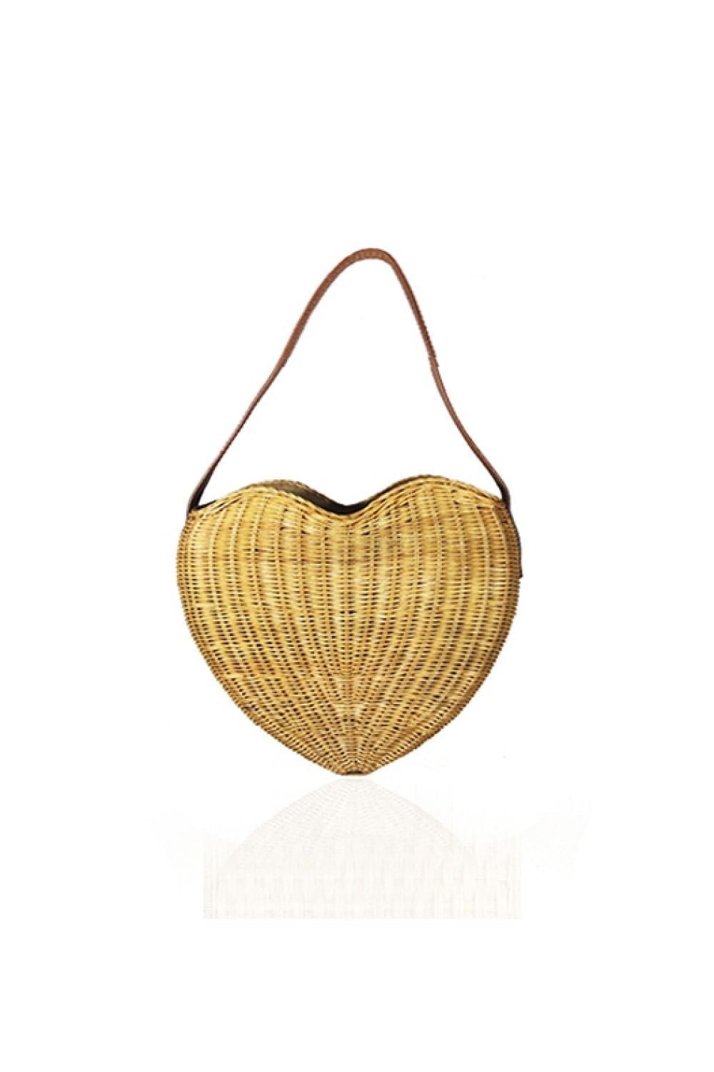 BOLSA HEART WK NATURAL