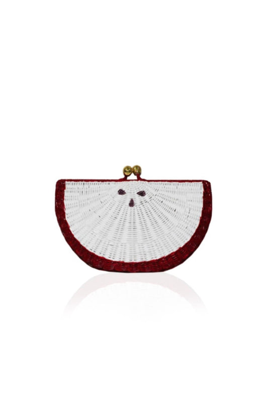 BOLSA 10670 APPLE WK  OFF WHITE E VERMELHO