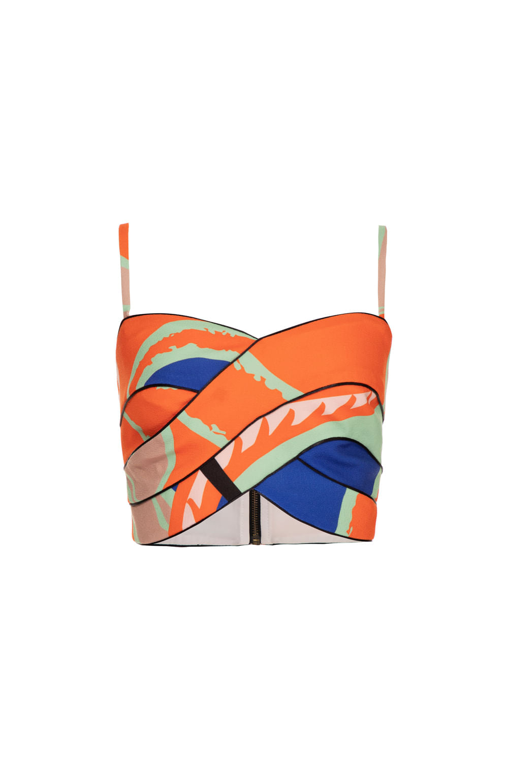 TOP CROPPED NASCIMENTO - AP03 AZUL