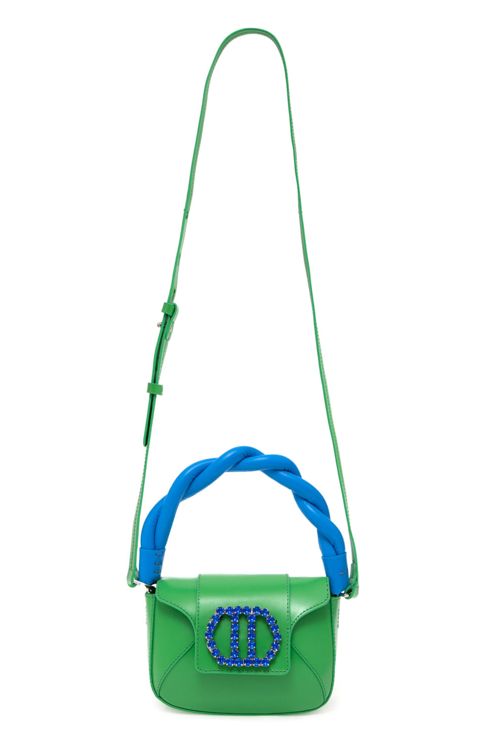 BOLSA TIRACOLO COURO ALÍCIA PEQUENA VERDE