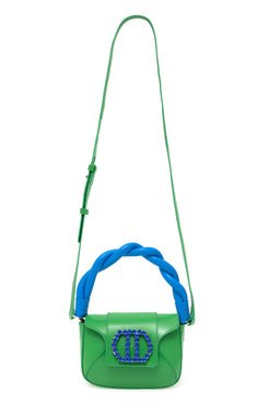 BOLSA TIRACOLO COURO ALÍCIA PEQUENA VERDE