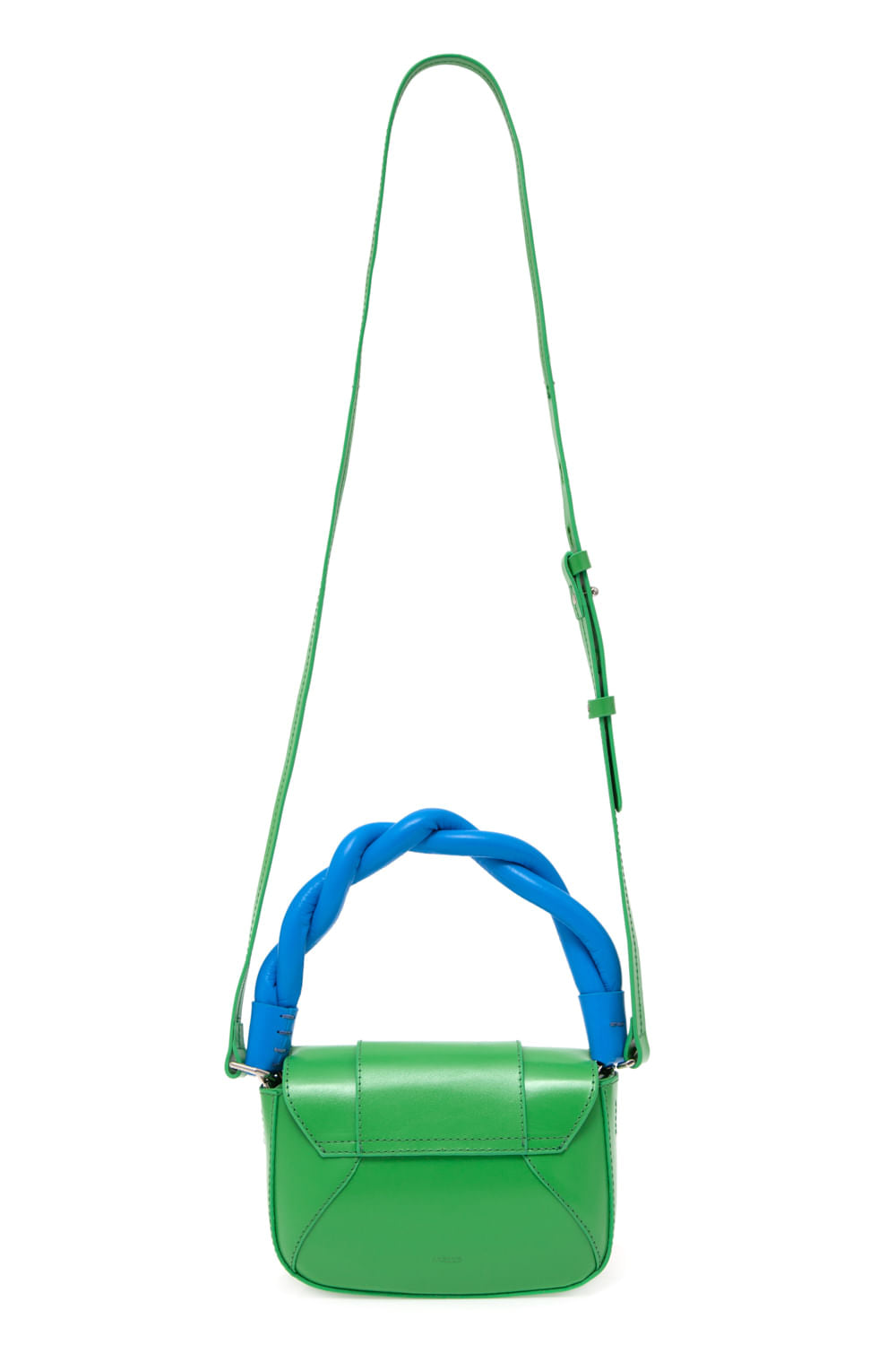 BOLSA TIRACOLO COURO ALÍCIA PEQUENA VERDE
