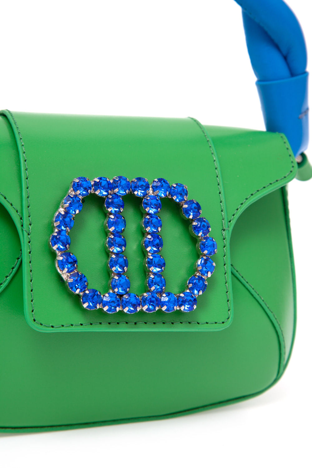 BOLSA TIRACOLO COURO ALÍCIA PEQUENA VERDE