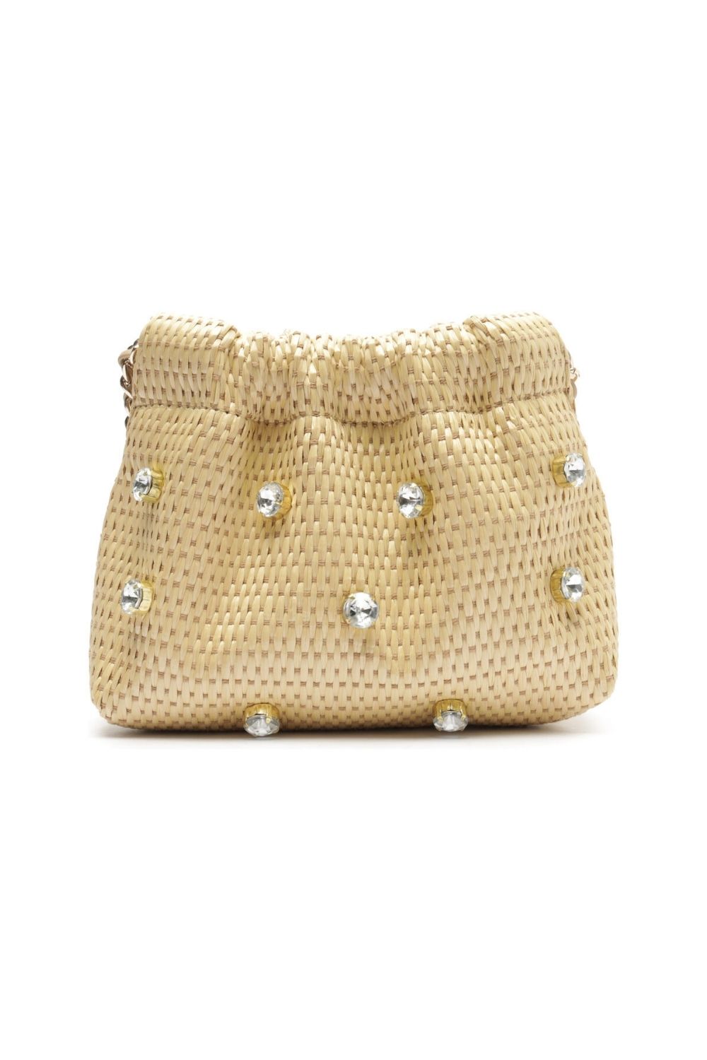 Bolsa tiracolo palha pequena natural