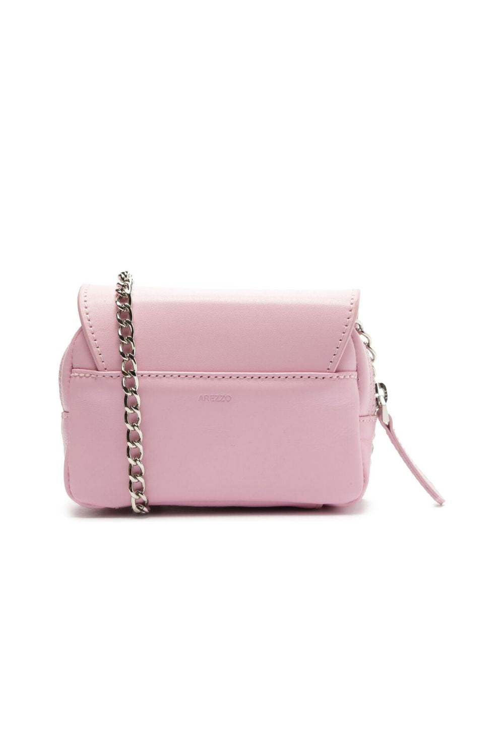 MINI BAG TIRACOLO COURO SAFIRA ROSA