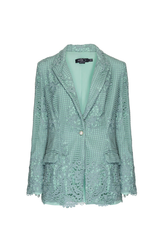 Blazer guipir birkin verde
