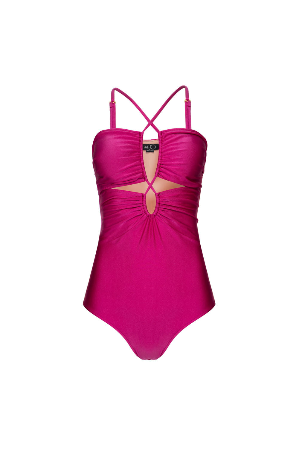 BODY RECORTES LYCRA APRICOT PINK