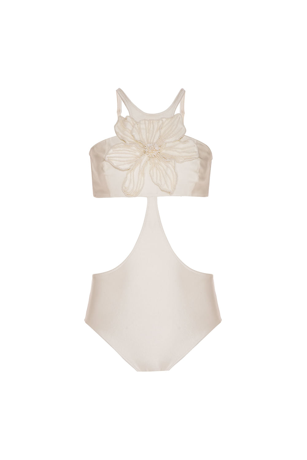 BODY FLOR BORDADA LYCRA JACKIE OFF WHITE