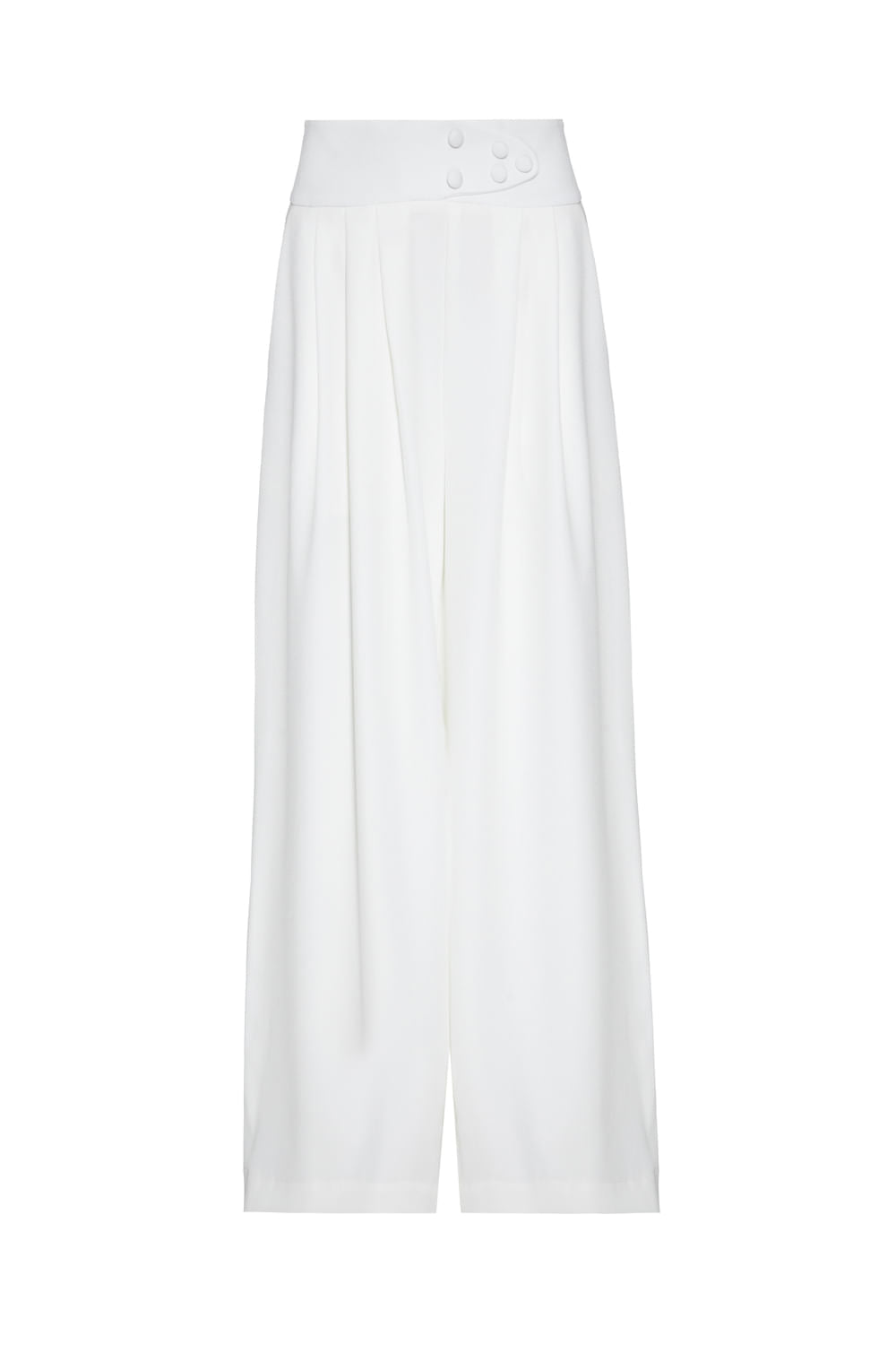 CALÇA PANTALONA CREPE DAISY OFF WHITE