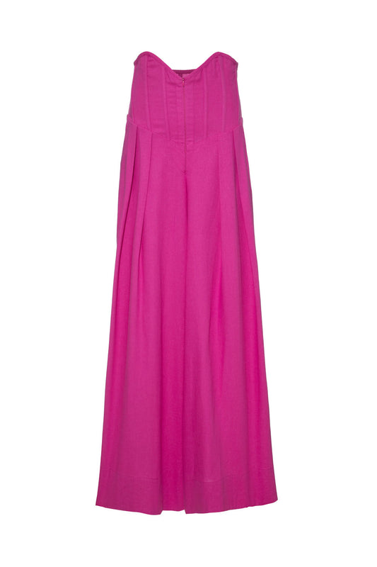 CALÇA CÓS ESTRUTURADO LINHO BALNEÁRIO PINK