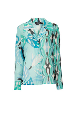 CAMISA FLORAL GROOVE VERDE