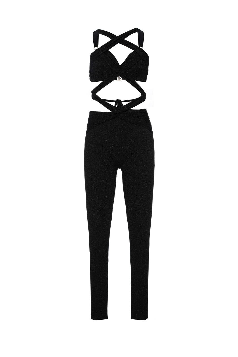 MACACÃO CRUZADO LUREX CAMDEN PRETO