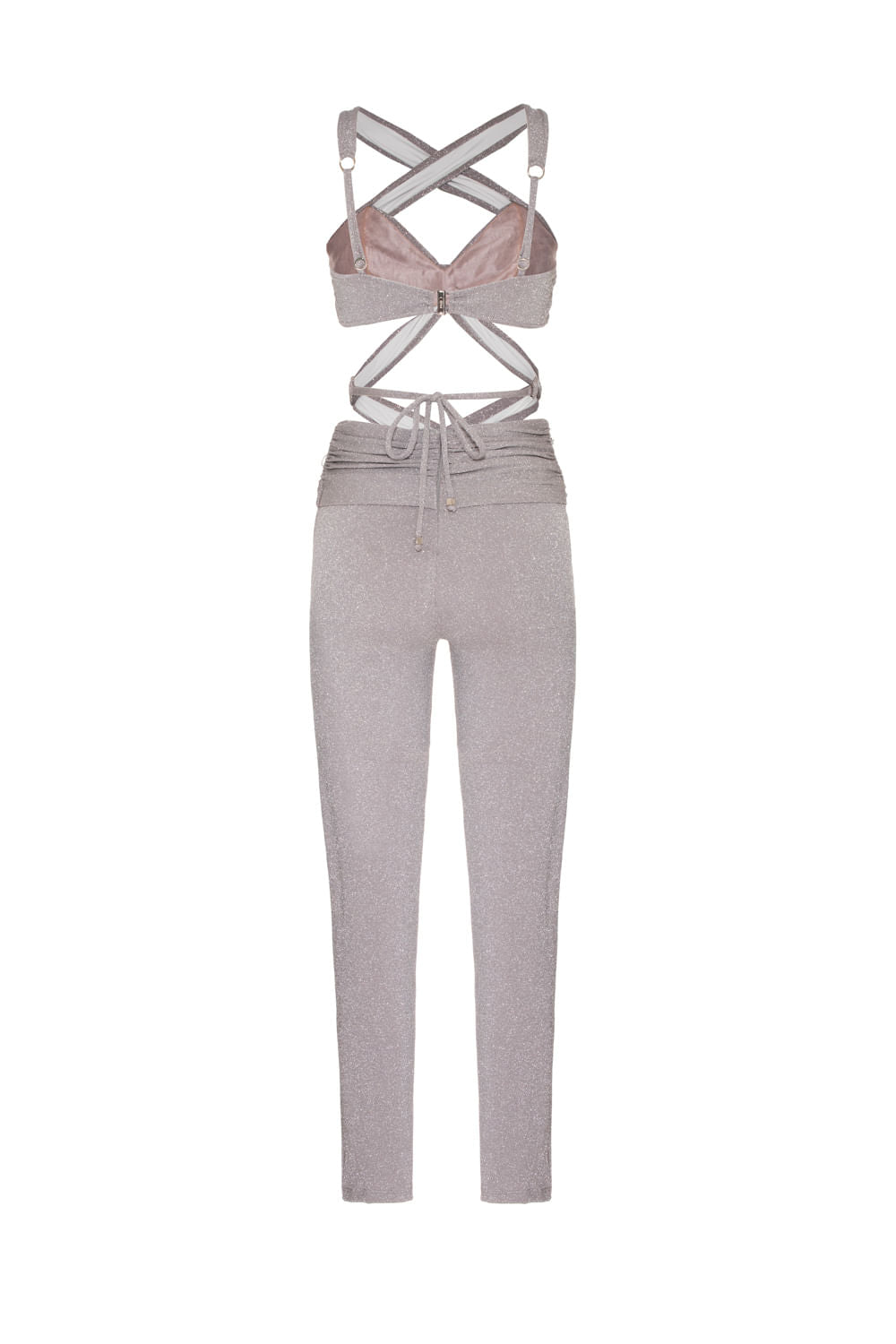 MACACÃO CRUZADO LUREX CAMDEN PRATA