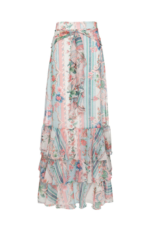 SAIA LONGA FLORAL ANNA OFF WHITE