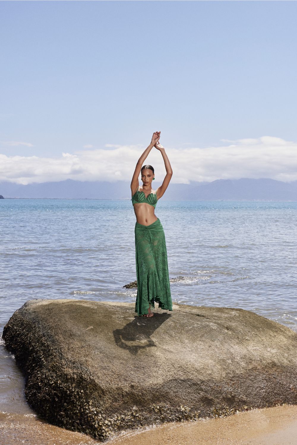 TOP CROPPED TELA FARROW VERDE