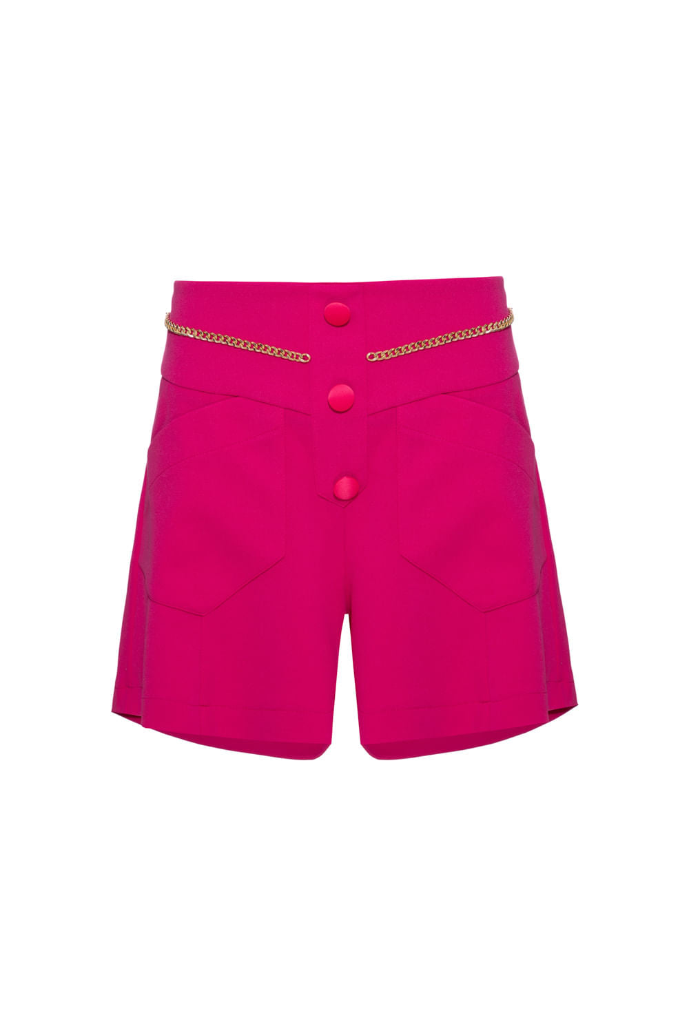 SHORT CORRENTE CREPE CHAIN PINK
