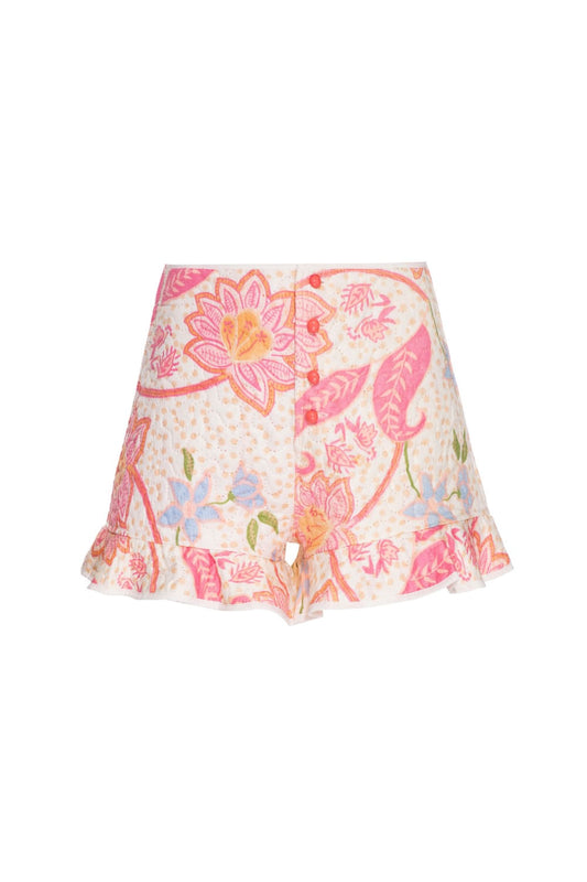 SHORT MATELASSÊ JANIS BEGE
