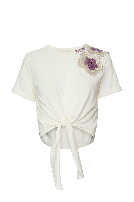 T-SHIRT AMARRAÇÃO SPRING OFF WHITE