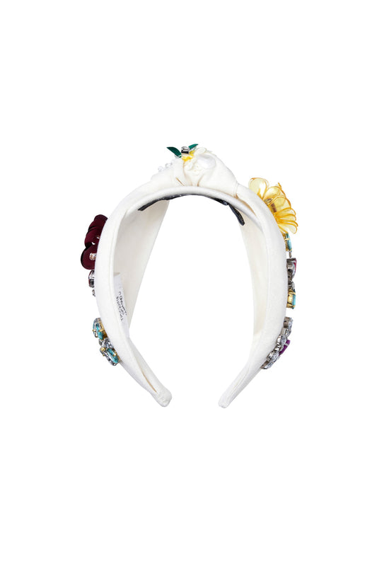 TIARA NÓ BORDADA SPRING OFF WHITE